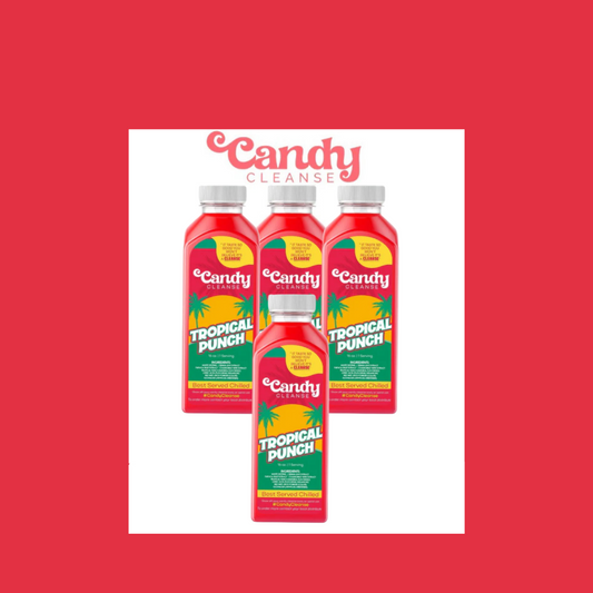 Tropical Punch Candy Cleanse – 4-Day (16oz, 4 Bottles) Ready Made Ready To Drink