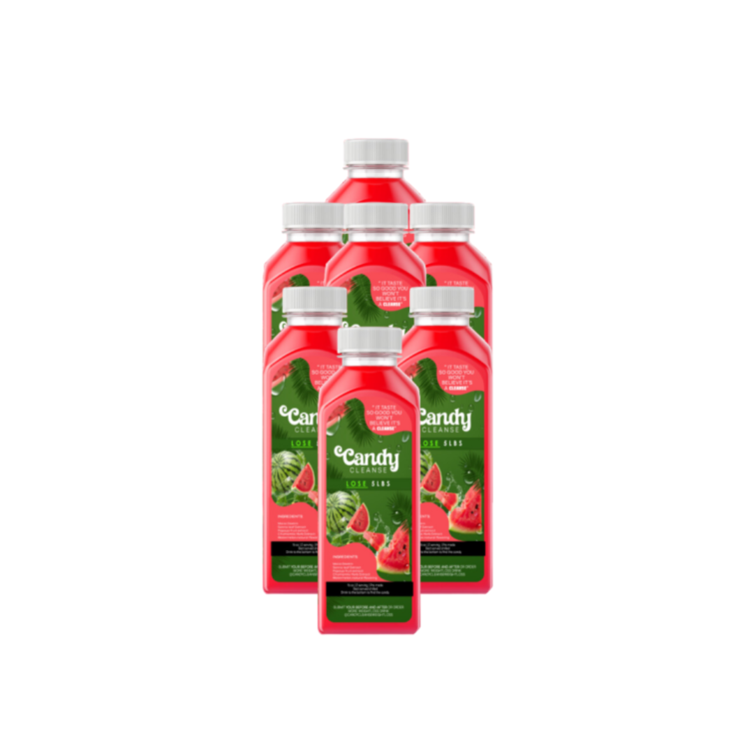 Watermelon Candy Cleanse – 7-Day Cleanse (16oz, 7-Bottles) Ready Made Ready To Drink