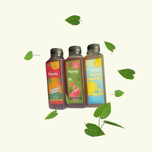 Starter Sips Trio: 3-Pack Candy Cleanse Sample Set (8oz Bottles, All Three Flavors)